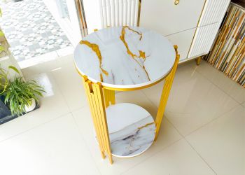 Meja Sudut Minimalis Feoni