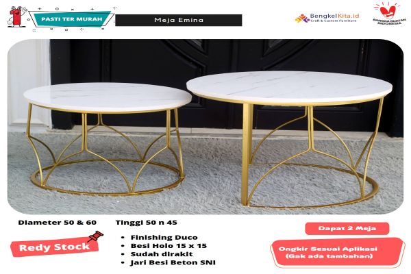 Meja Tamu Minimalis Set Emina